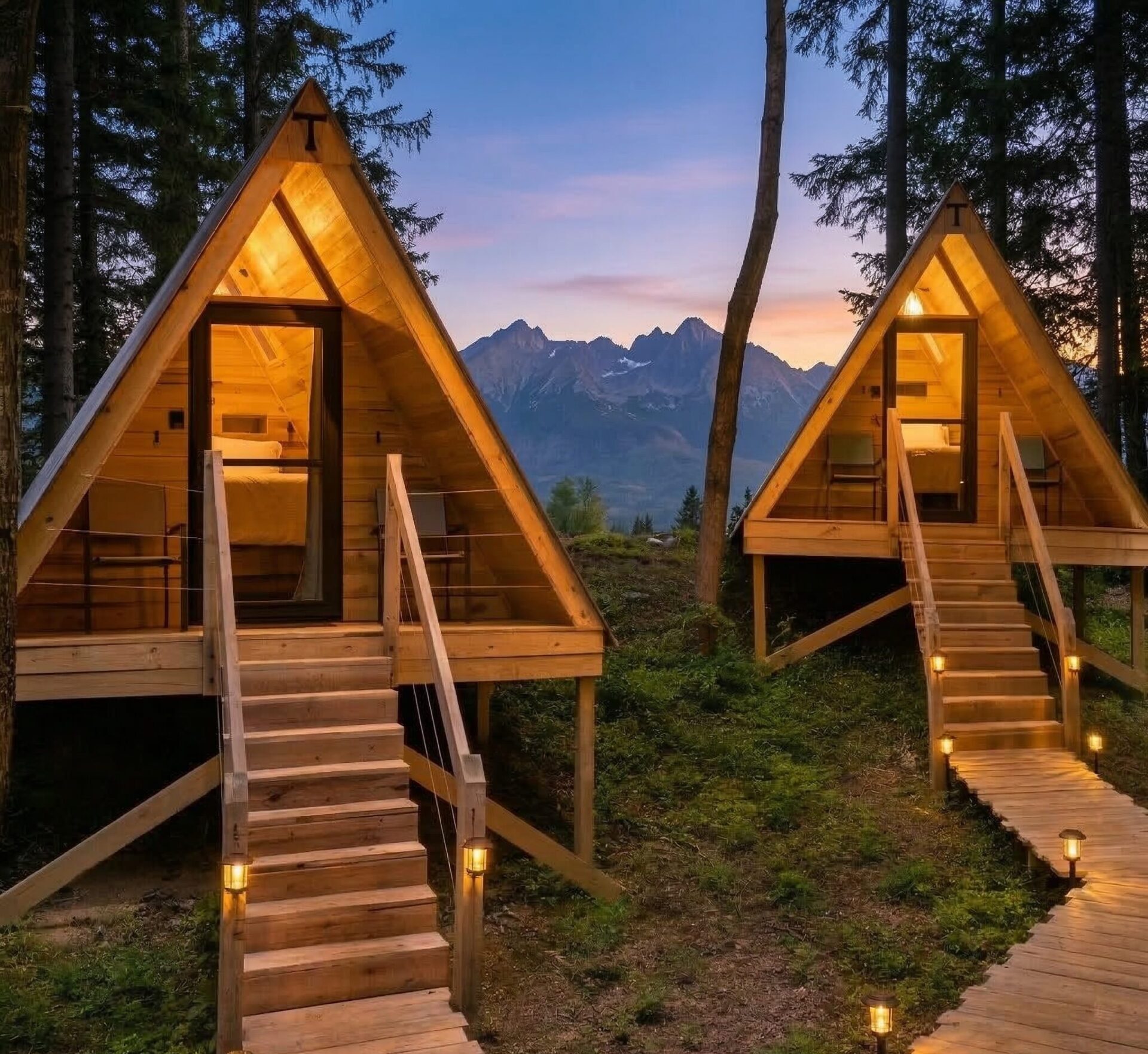 A-frame Model A v prírode