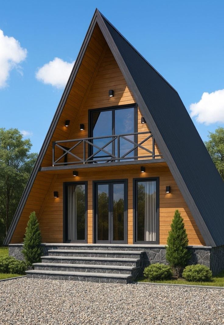 A-frame Model B rodinná chata