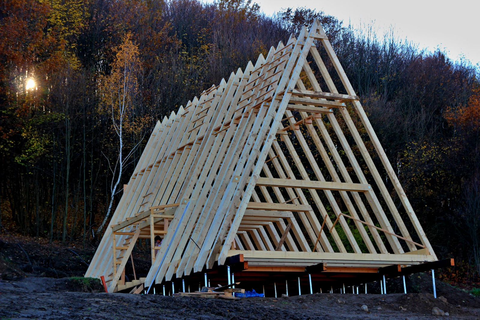 A-frame chata Model C - Hrušov