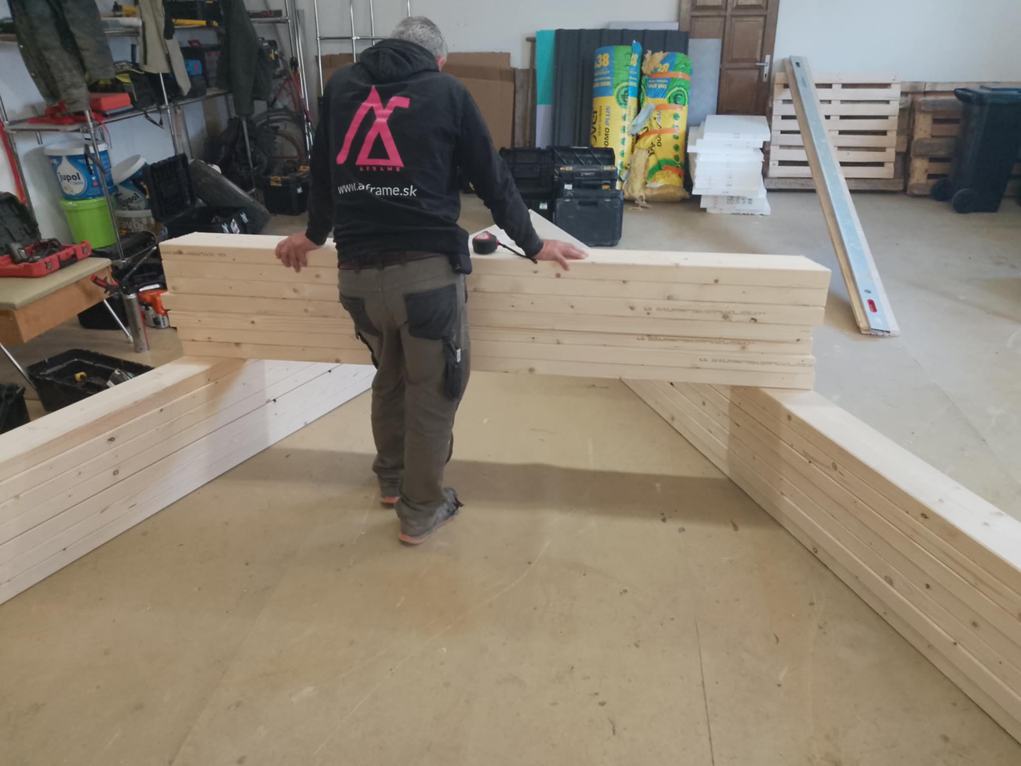 Výroba A-frame skeletu